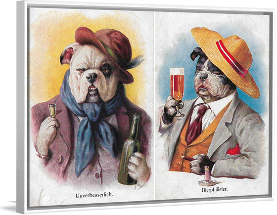 "Beer Bar Regular Patrons Dogs"