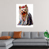 "Fractal Wire Yorkshire Terrier Dog"