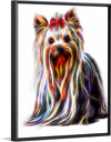 "Fractal Wire Yorkshire Terrier Dog"