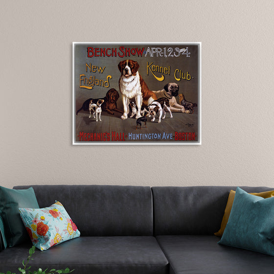 "Vintage Dog Show Poster (1890)"