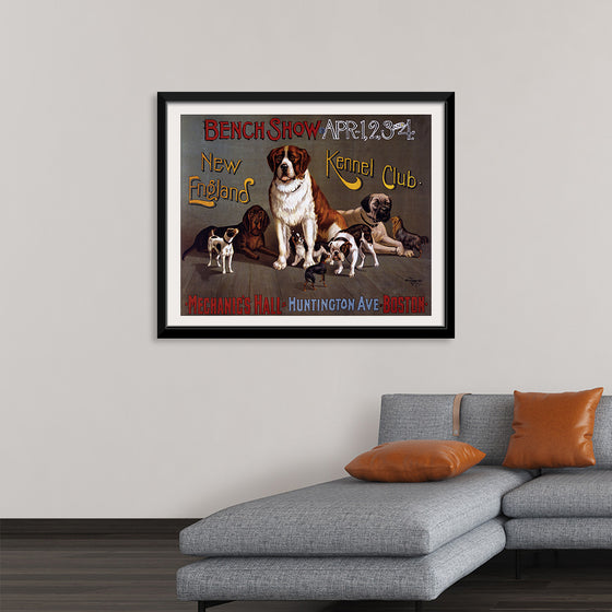 "Vintage Dog Show Poster (1890)"