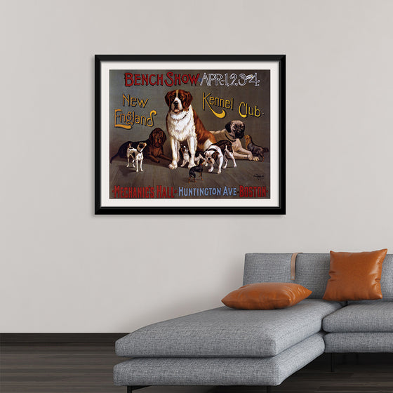 "Vintage Dog Show Poster (1890)"