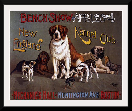 "Vintage Dog Show Poster (1890)"