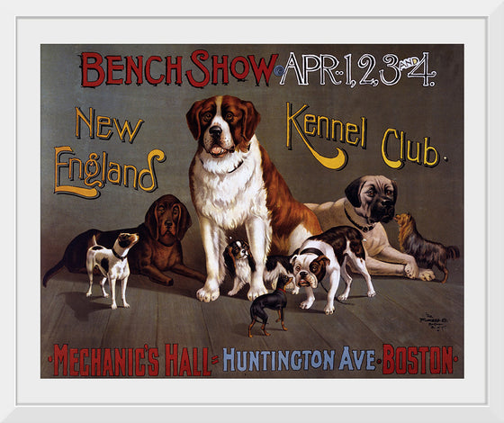 "Vintage Dog Show Poster (1890)"