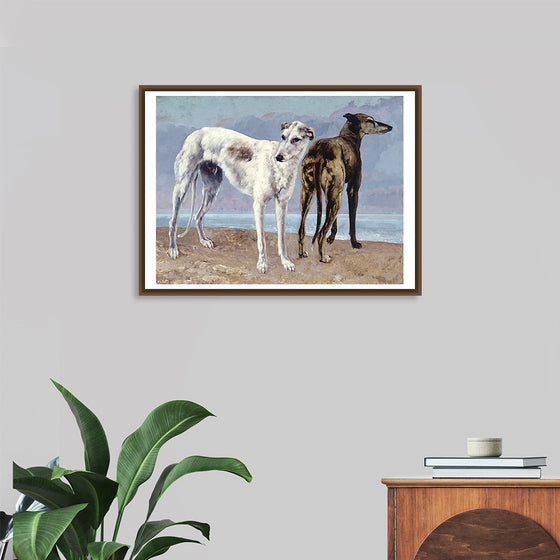 "Vintage Art Dogs Illustration"