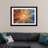 "Backlit Glowing Cross"