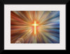 "Backlit Glowing Cross"