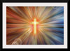 "Backlit Glowing Cross"