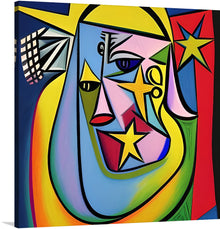  Immerse yourself in the vibrant and evocative artwork, “Mary Mother of Jesus.” This exquisite print captures the essence of Mary’s grace and serenity through a symphony of bold, contrasting colors and abstract forms. Each shape and hue tells a story of faith, love, and devotion, inviting viewers into a spiritual journey that transcends the ordinary.