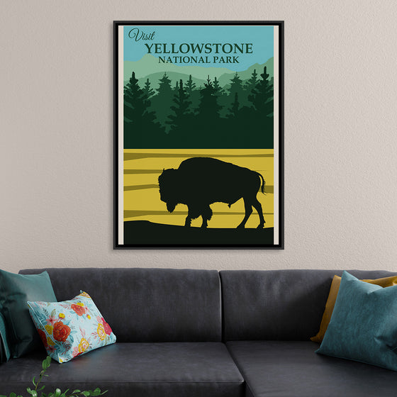 "Yellowstone, Wyoming Travel Poster"