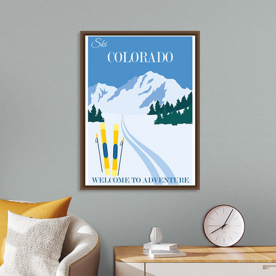 "Colorado USA Travel Poster"