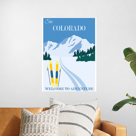 "Colorado USA Travel Poster"