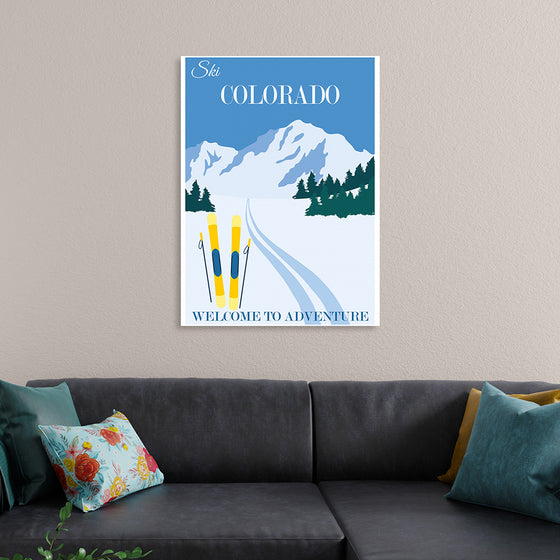 "Colorado USA Travel Poster"