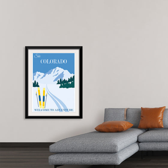 "Colorado USA Travel Poster"