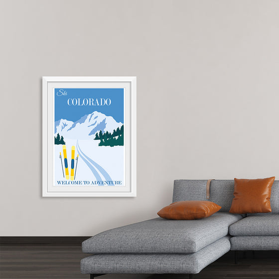 "Colorado USA Travel Poster"