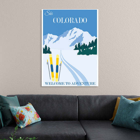 "Colorado USA Travel Poster"