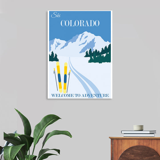 "Colorado USA Travel Poster"