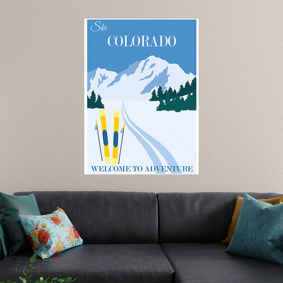 "Colorado USA Travel Poster"