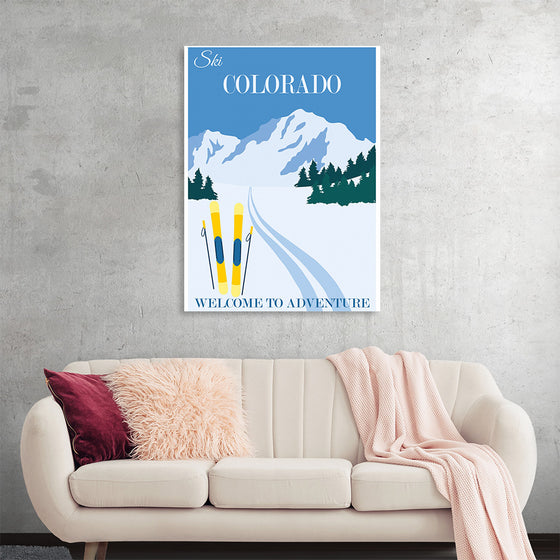 "Colorado USA Travel Poster"