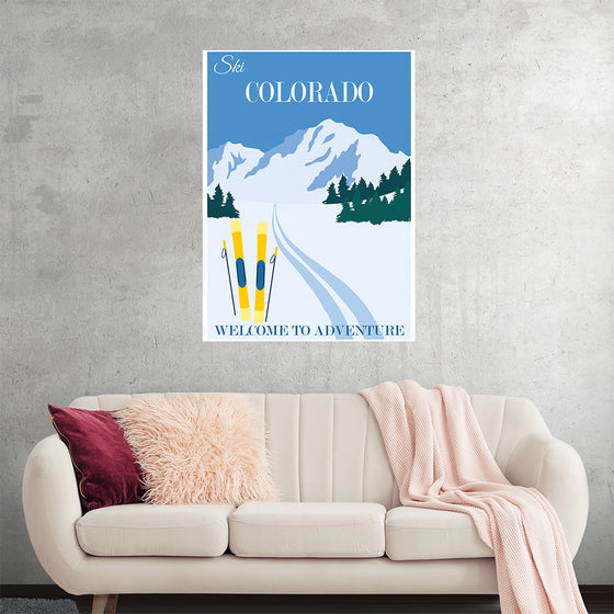 "Colorado USA Travel Poster"