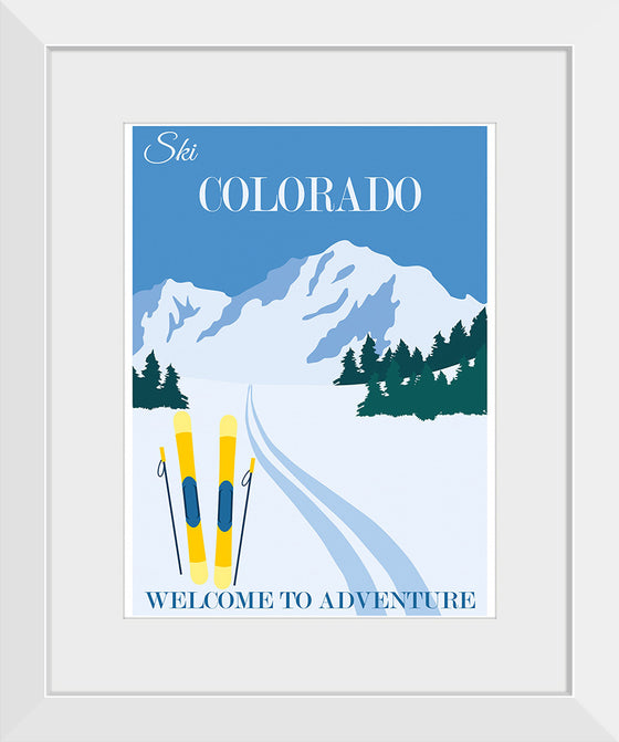 "Colorado USA Travel Poster"