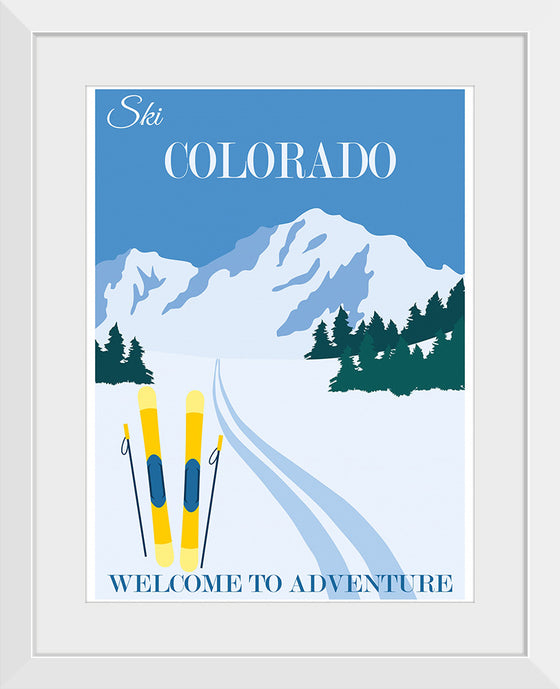 "Colorado USA Travel Poster"