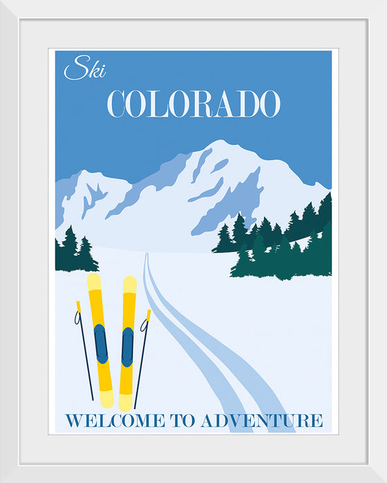 "Colorado USA Travel Poster"