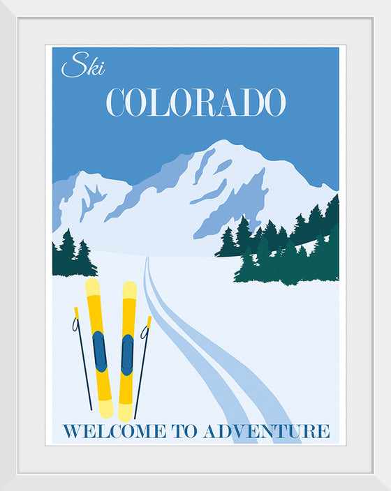 "Colorado USA Travel Poster"