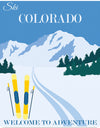 "Colorado USA Travel Poster"