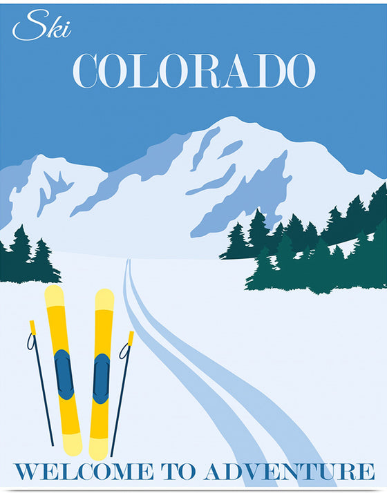 "Colorado USA Travel Poster"