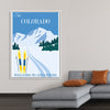 "Colorado USA Travel Poster"