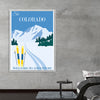 "Colorado USA Travel Poster"