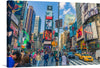 “Times Square In New York” is a vibrant symphony of urban energy captured in a single frame. This stunning print invites you to step into the heart of the city that never sleeps. The iconic billboards, ablaze with colorful advertisements, illuminate the night sky, while yellow taxis weave through the bustling streets. Here, time dissolves—24/7 service, ceaseless movement, and the pulse of New York’s soul. 