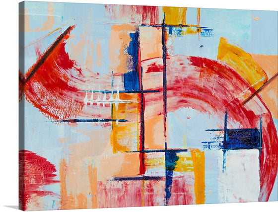 This is an abstract painting done by the talented abstract expressionist artist Steve Johnson. Decorate your home with this fine art and strike up conversation among your guests. This is a piece that can bring any room together.