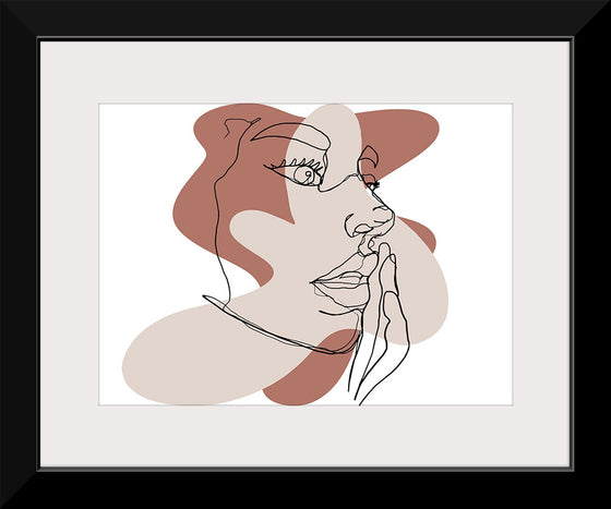 "Abstract Woman's Face", Linnaea Mallette