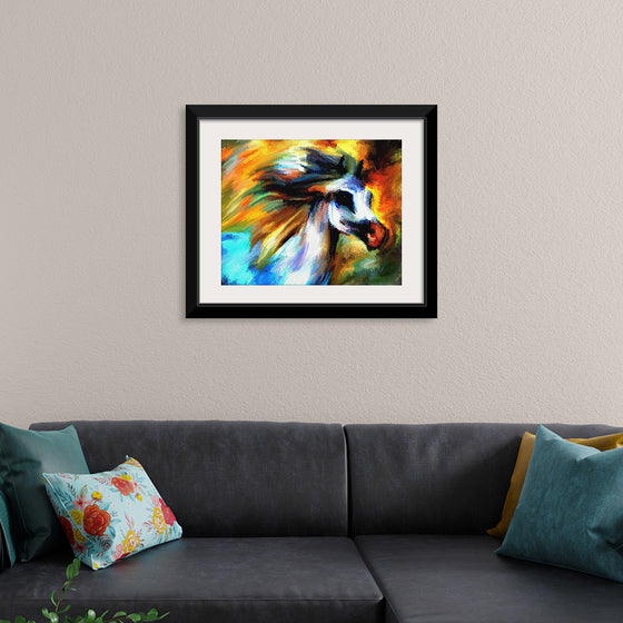 "Colorful Abstract Horse"