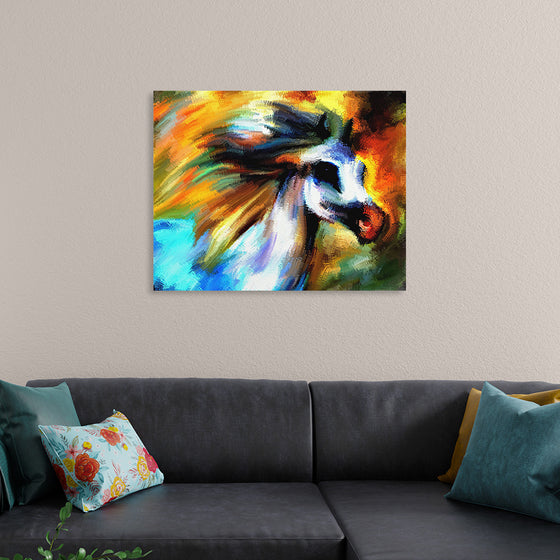 "Colorful Abstract Horse"