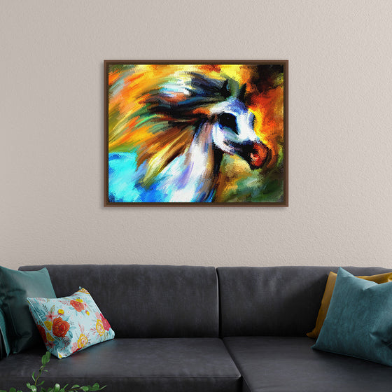 "Colorful Abstract Horse"