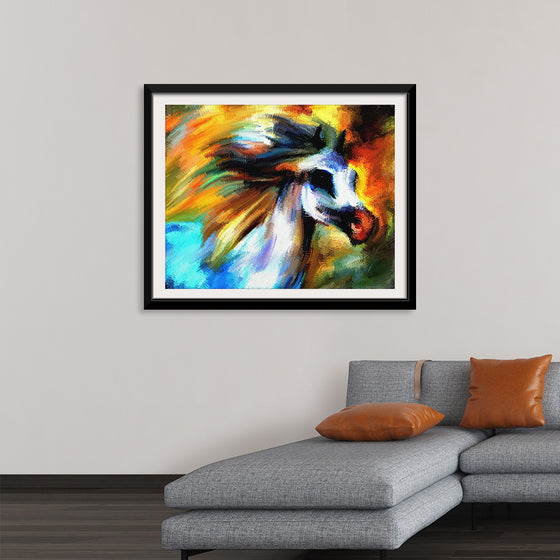 "Colorful Abstract Horse"