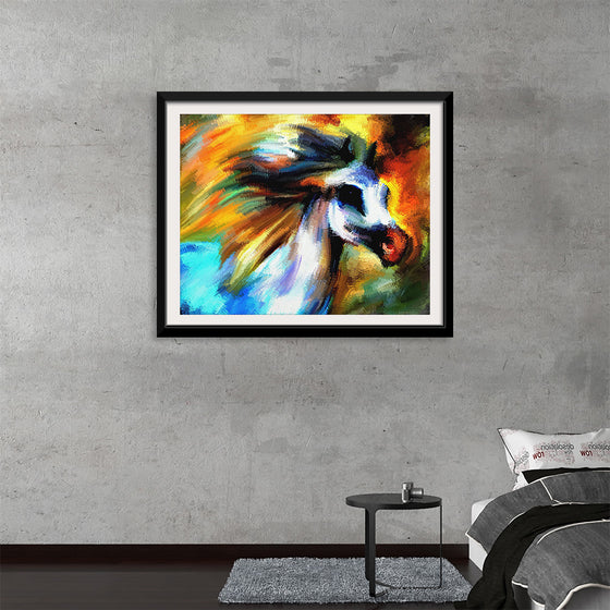 "Colorful Abstract Horse"