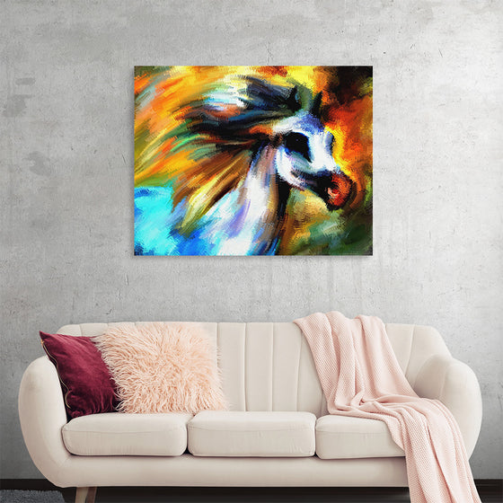 "Colorful Abstract Horse"