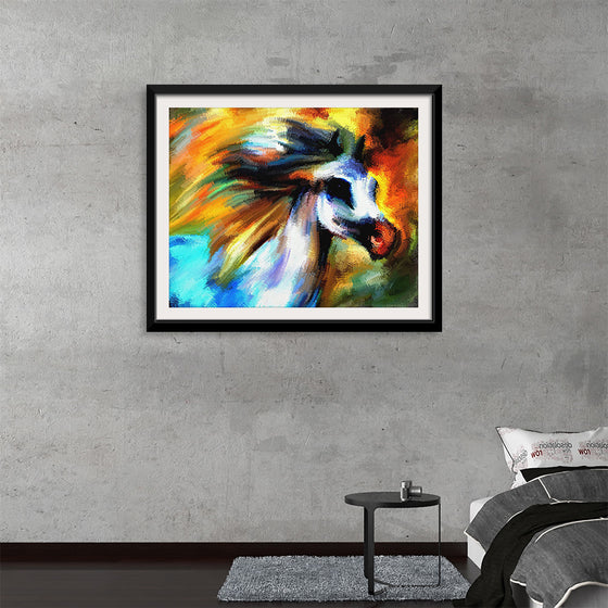 "Colorful Abstract Horse"