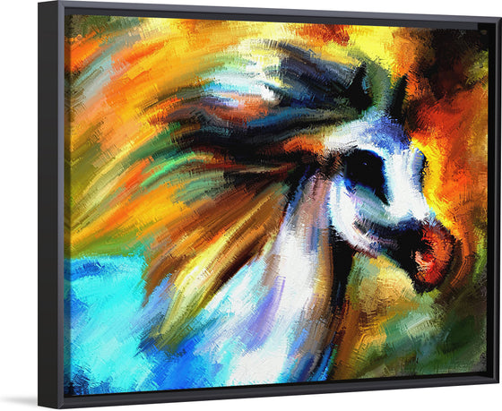 "Colorful Abstract Horse"