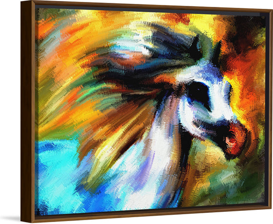 "Colorful Abstract Horse"