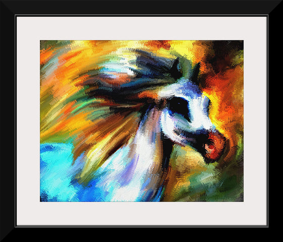 "Colorful Abstract Horse"