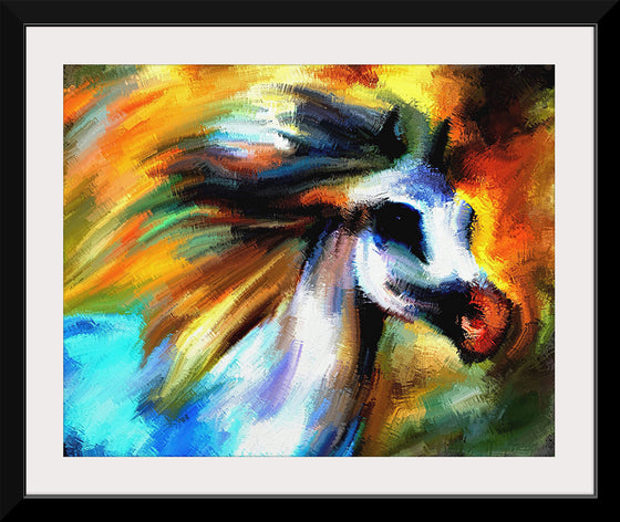 "Colorful Abstract Horse"