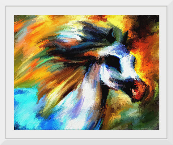 "Colorful Abstract Horse"