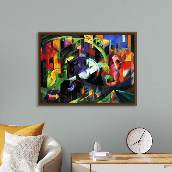 "Abstract With Cattle", Franz Marc