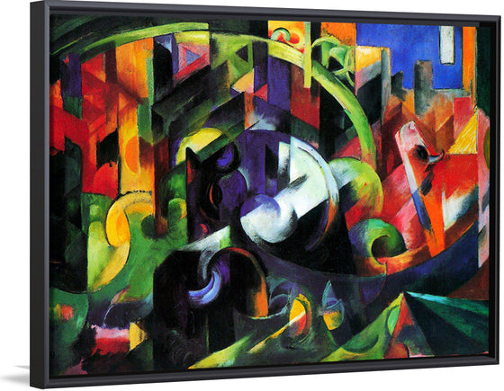 "Abstract With Cattle", Franz Marc