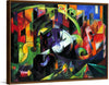 "Abstract With Cattle", Franz Marc